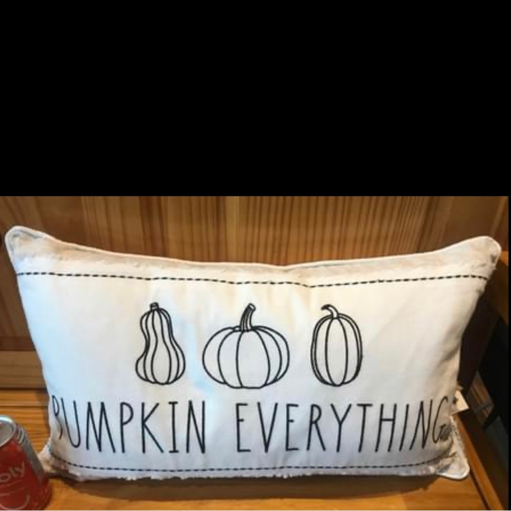 Rae Dunn - PUMPKIN EVERYTHING - pillow